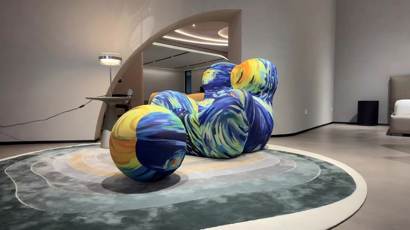 Healing Lazy Sofa: zoals terugkeren naar de armen van de moeder