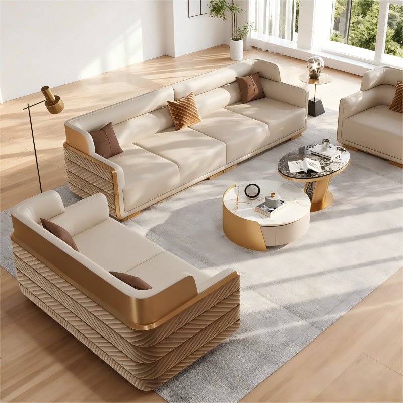 Luxe textuur onder eenvoudige lijnen