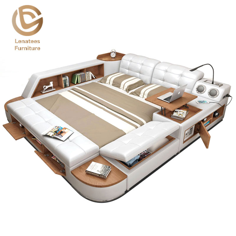 Slim bed met Bluetooth-luidspreker