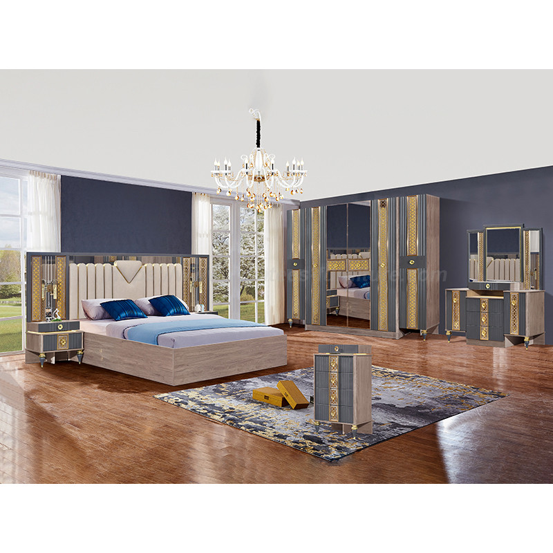 Meubels 4 pc's luxe slaapkamer set