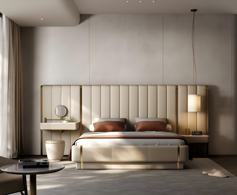 Lichte luxe bedset