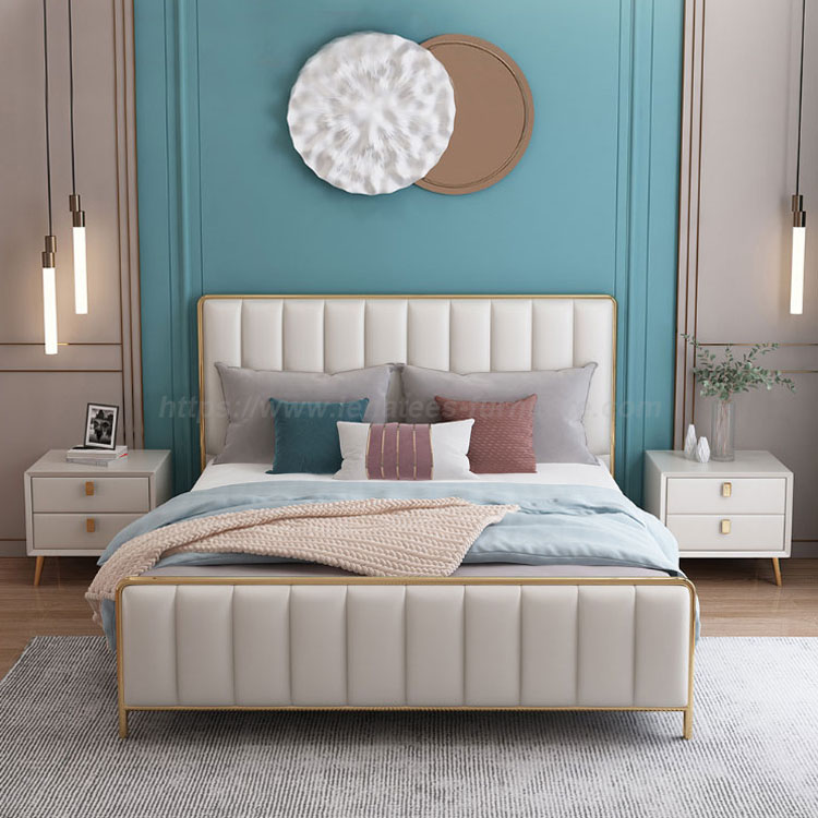 Licht luxe bruiloftsbed