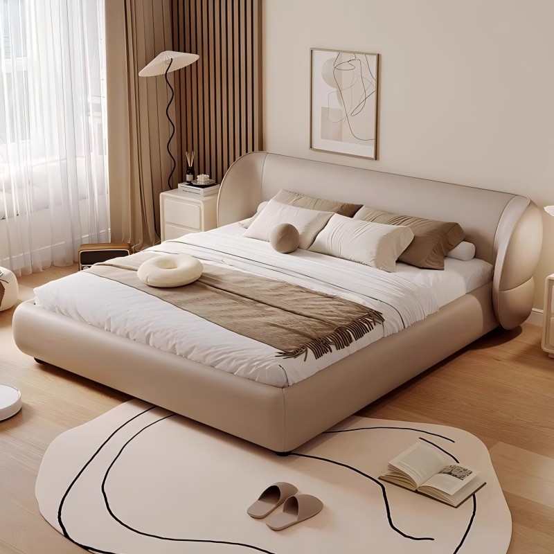 Modern luxe lederen bedframe