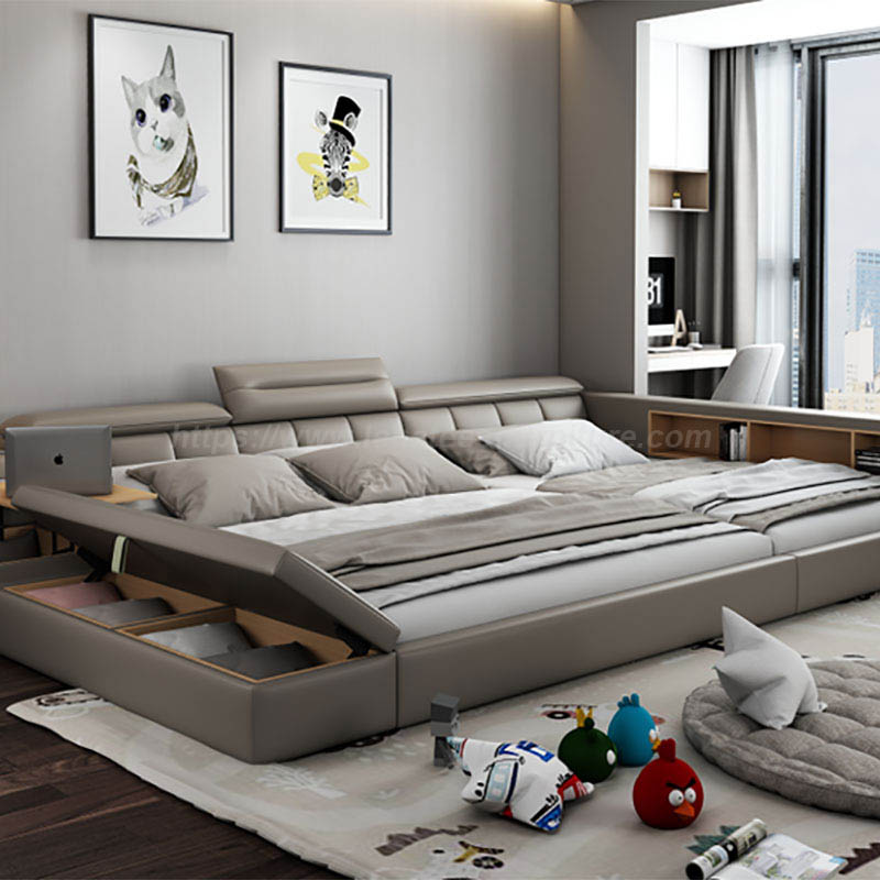 Modern multifunctioneel slim luxe bed