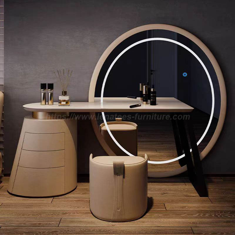 Modern eenvoudig netrode hoek dressoir