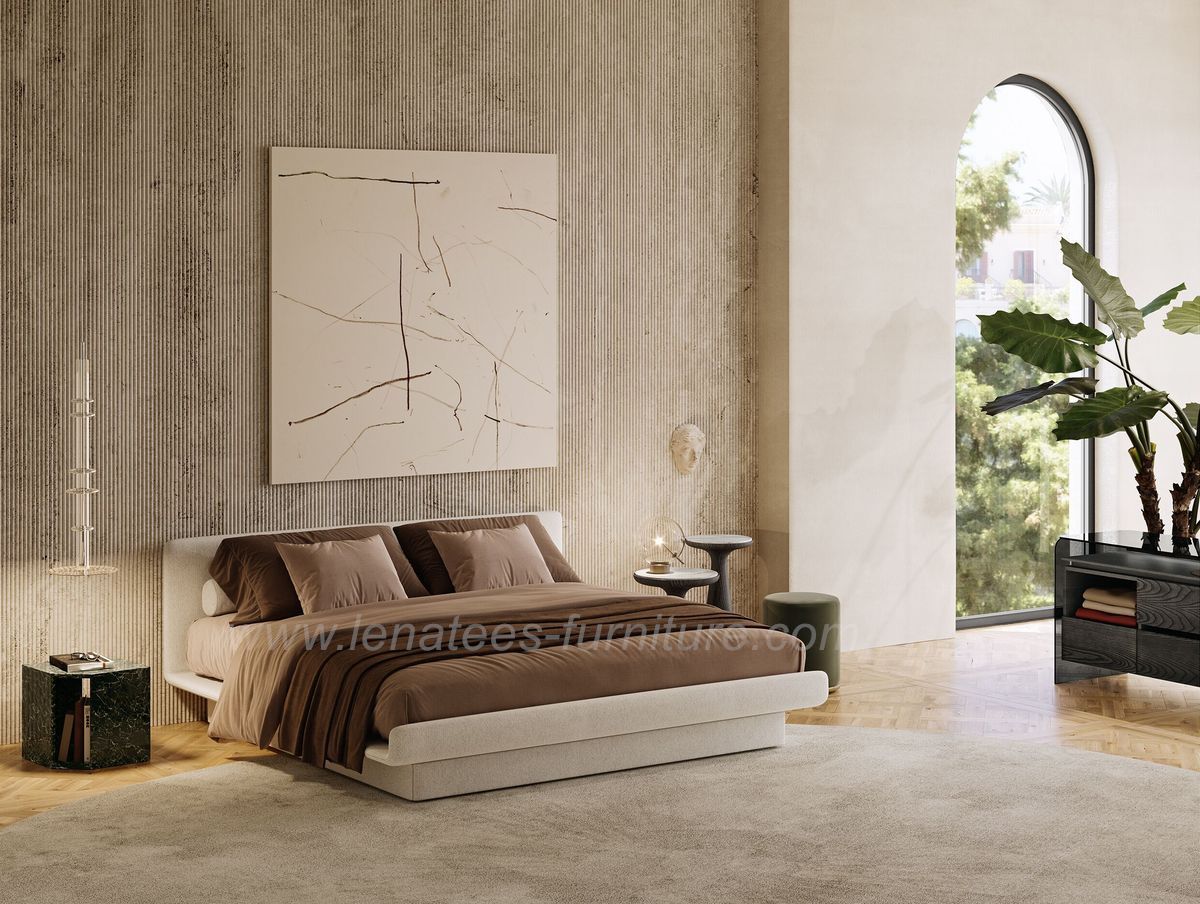 Nieuw ontworpen Italiaans gestoffeerd bed