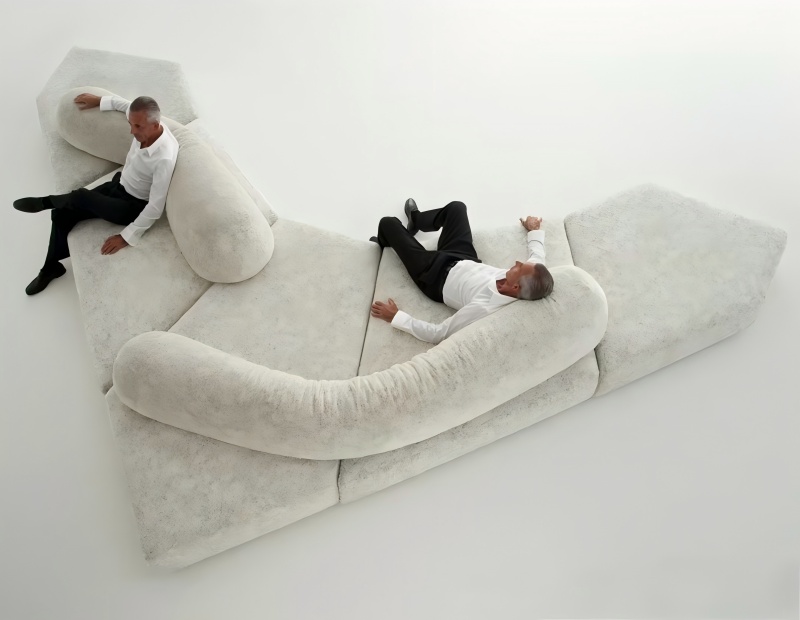 Rock sofa ｜ hervorming van thuiskunst in de naam van de natuur
