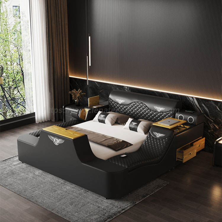 Slim multifunctioneel bedmassagebed met draaibare projector